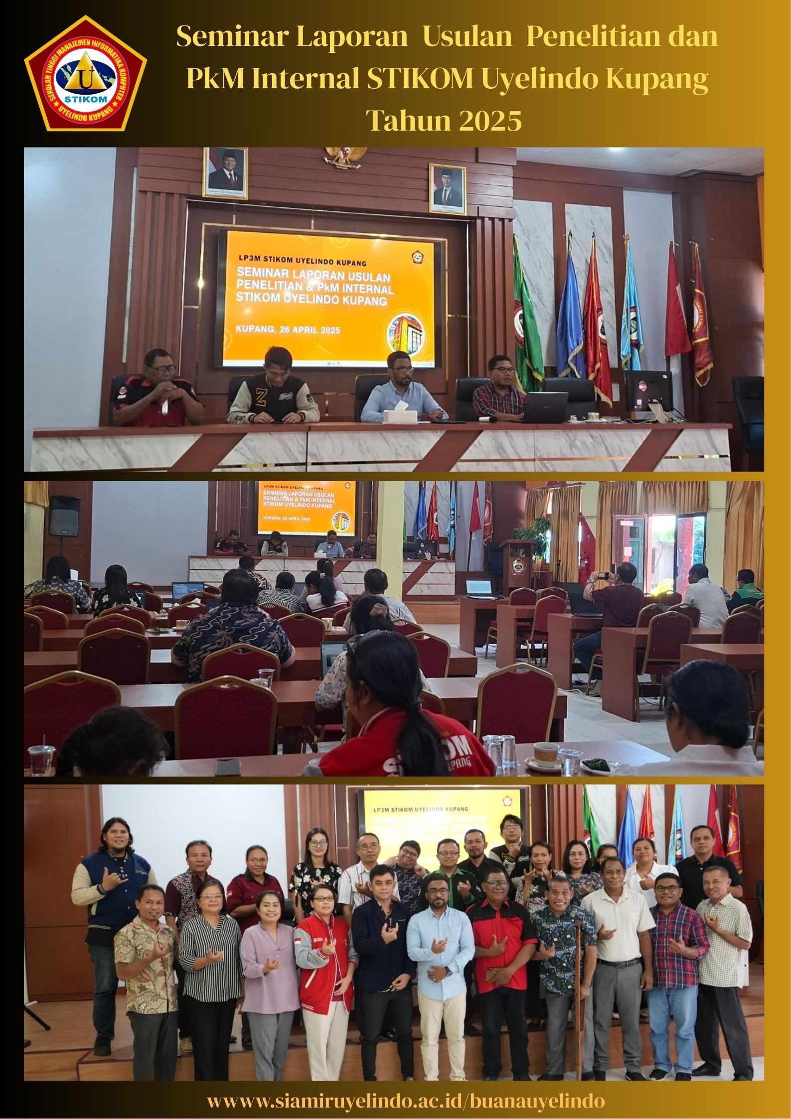  STIKOM Uyelindo Kupang Gelar Seminar Usulan Penelitian dan Pengabdian kepada Masyarakat (PkM) Internal Tahun 2025