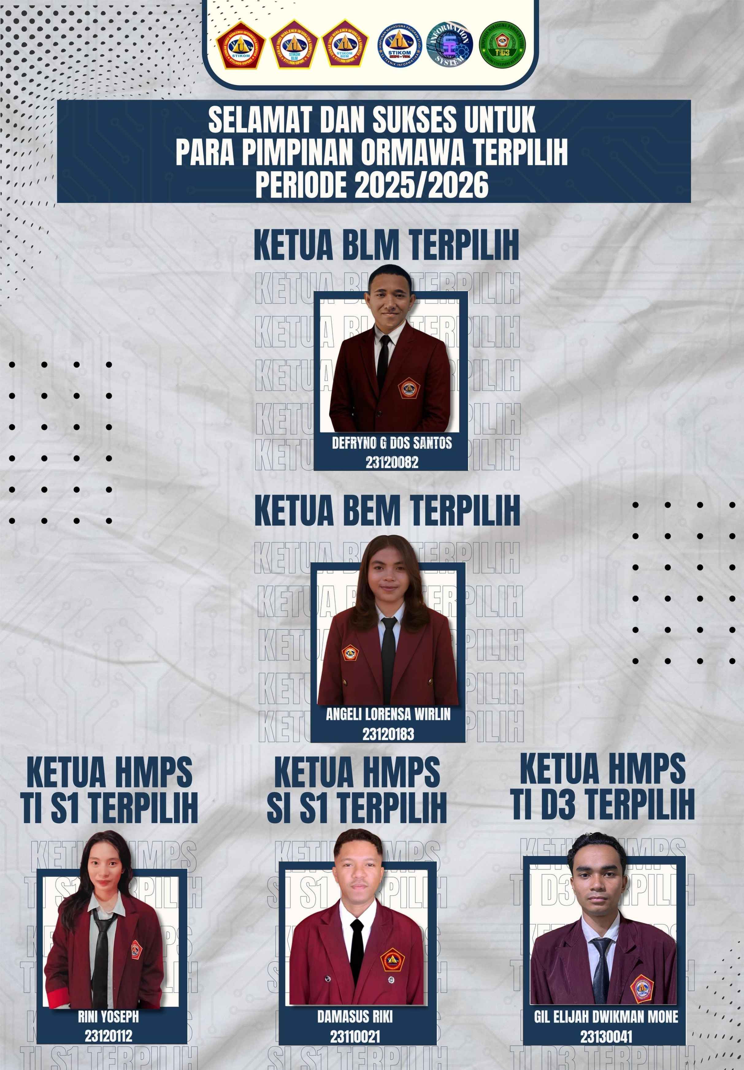 Pemimpin Baru, Semangat Baru! Inilah Hasil Pemilihan ORMAWA STIKOM Uyelindo 2025/2026