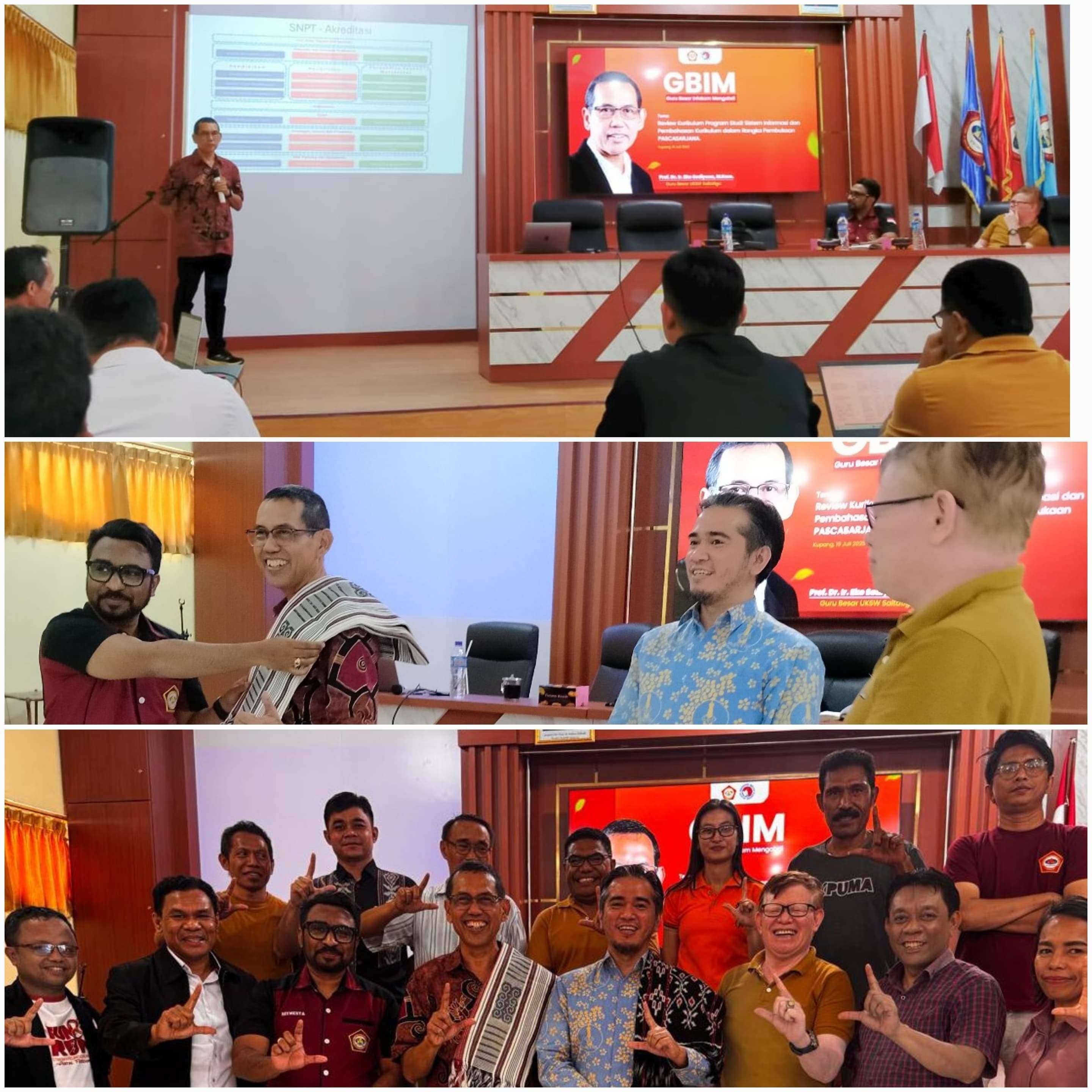 Kurikulum Diperkuat, Pascasarjana Disiapkan: STIKOM Uyelindo Gelar Program GBIM Bersama Guru Besar UKSW