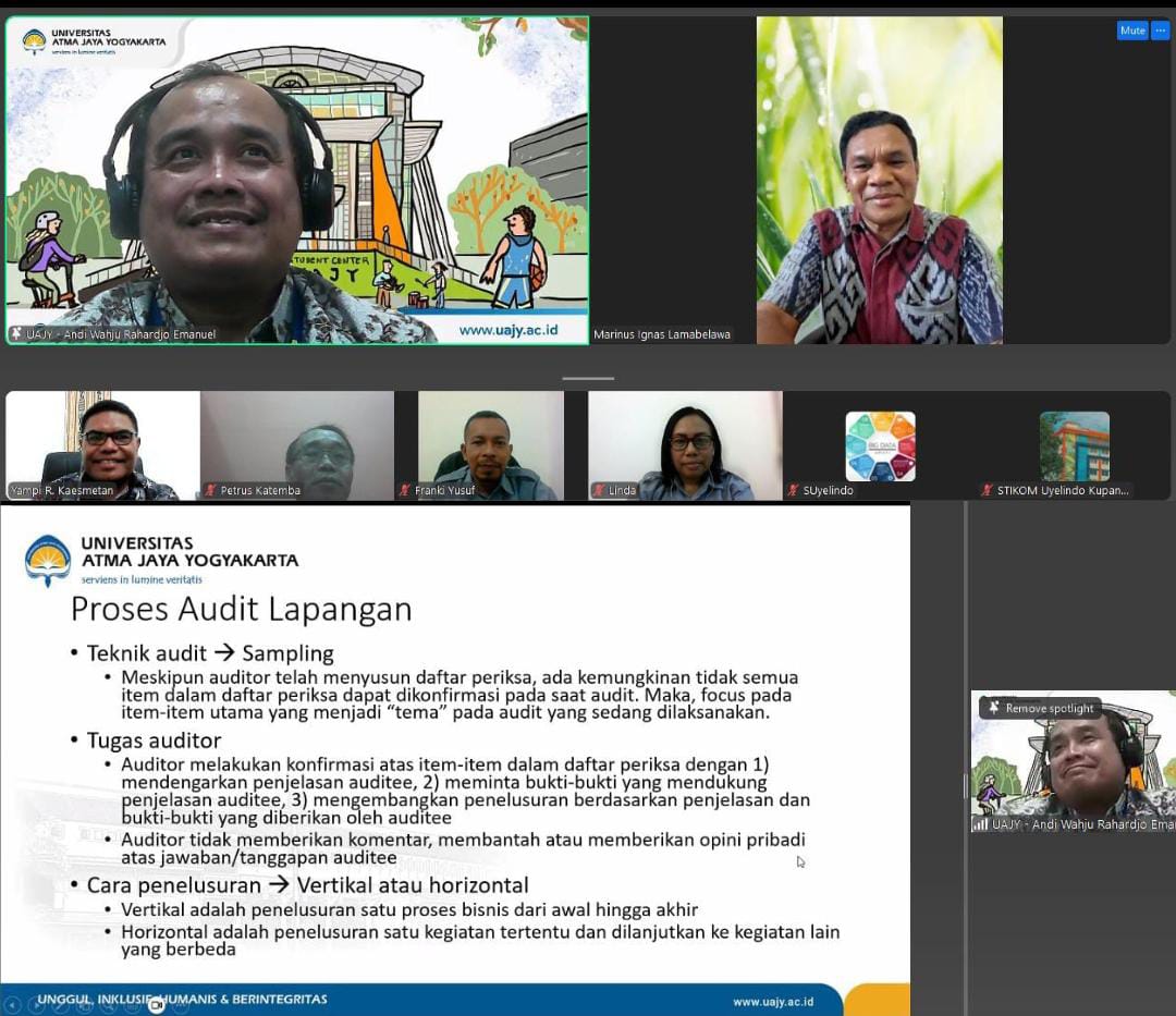 Audit Bukan Sekadar Ceklist: STIKOM Uyelindo Hadirkan Pelatihan Langsung dari Ahlinya