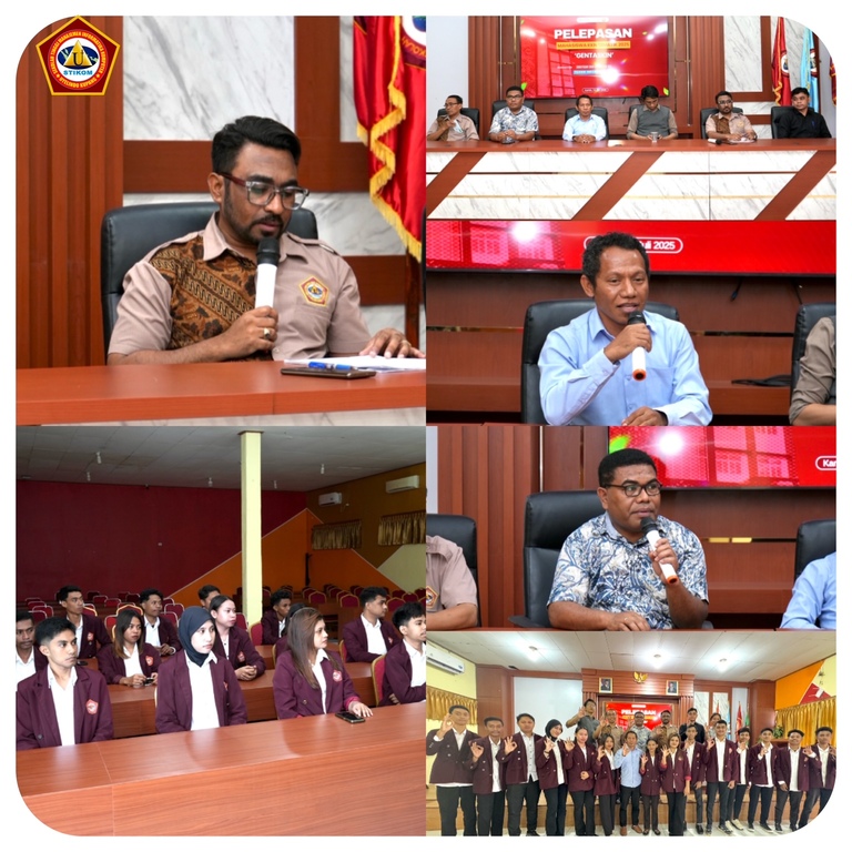 STIKOM Uyelindo Kupang Lepas 15 Mahasiswa KKN Tematik GENTASKIN