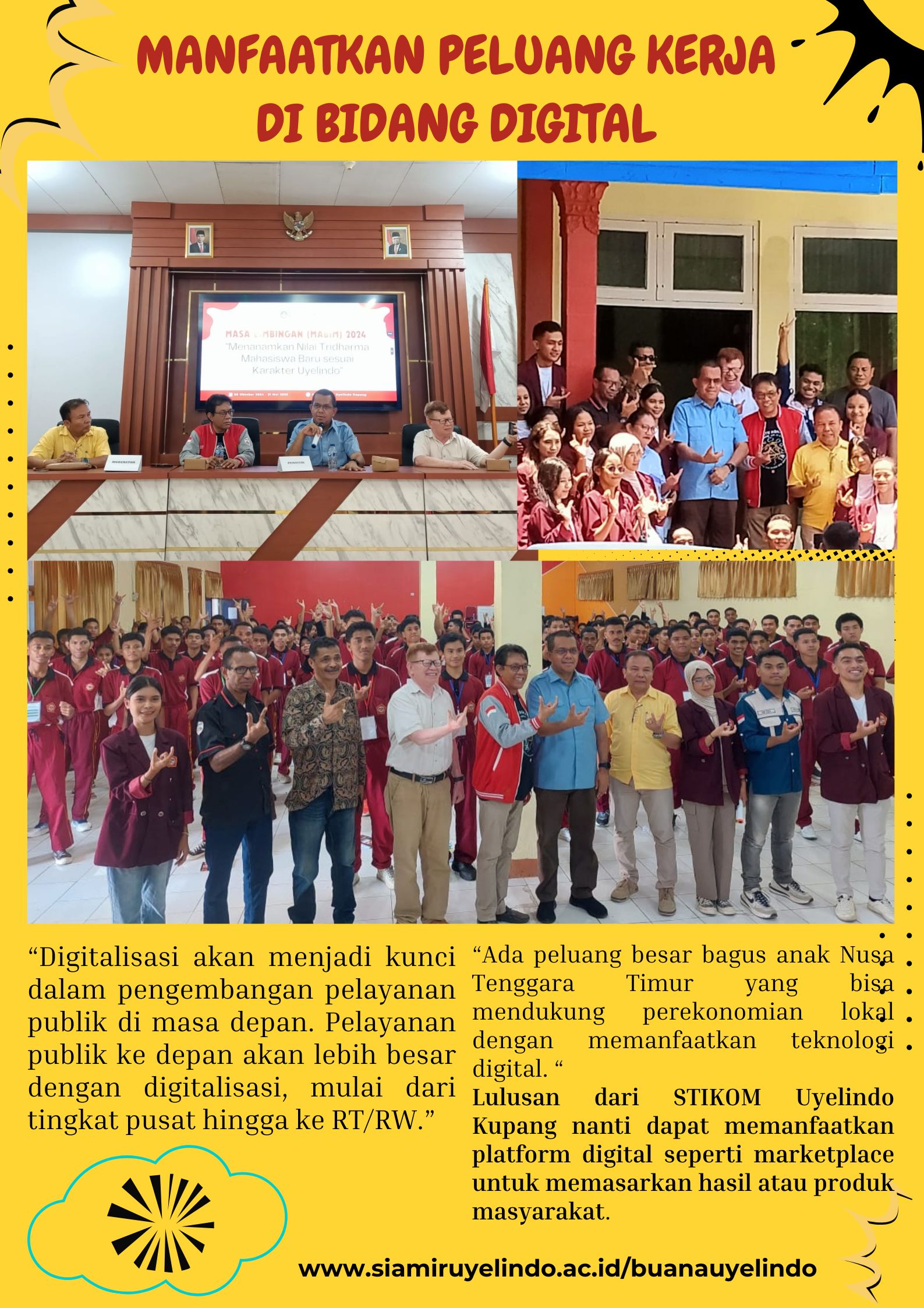 Kuliah Umum "Manfaatkan Peluang Kerja di Bidang Digital"