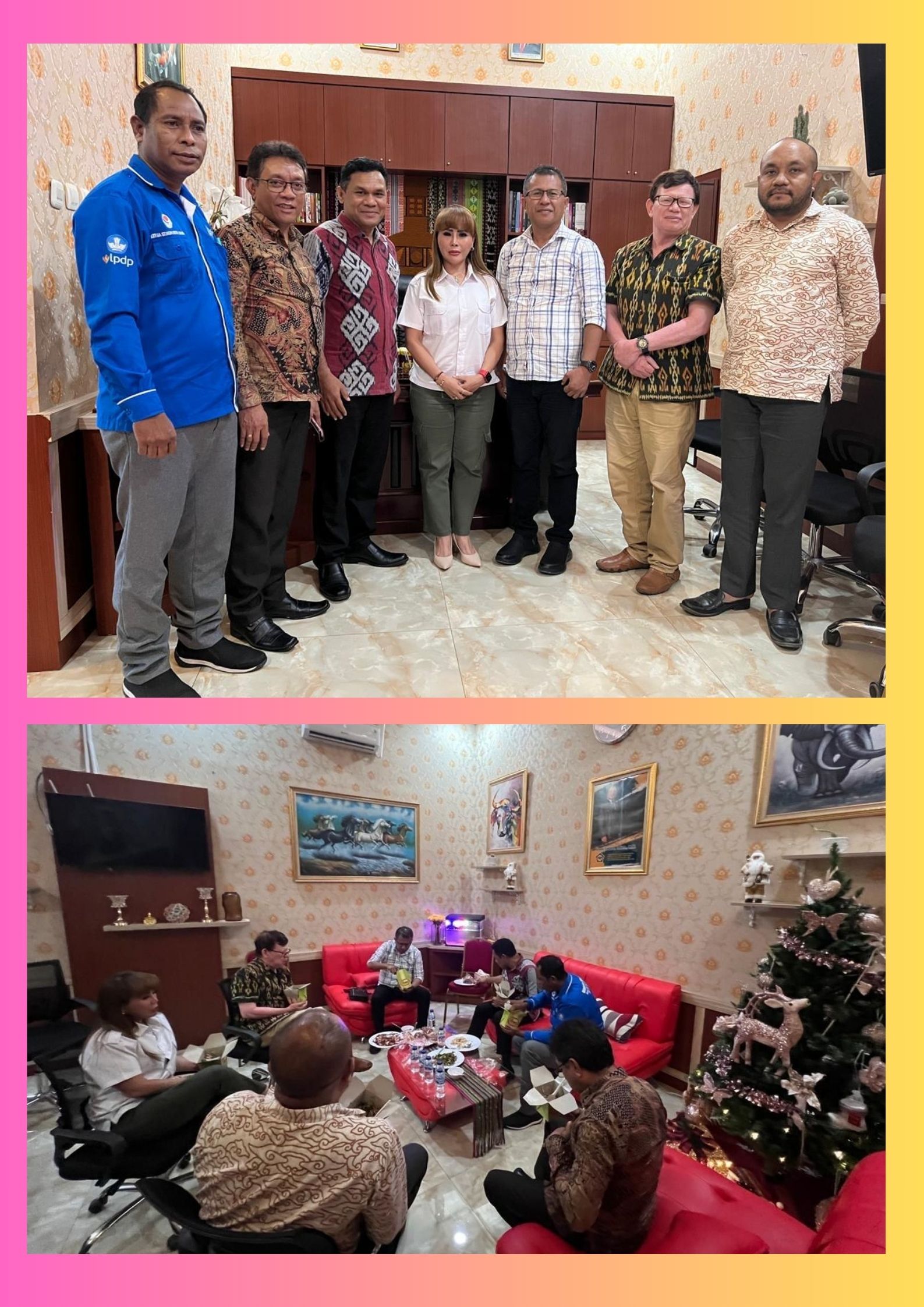  Bupati Terpilih Kabupaten Kupang Periode 2024-2029 Sambangi STIKOM Uyelindo Kupang