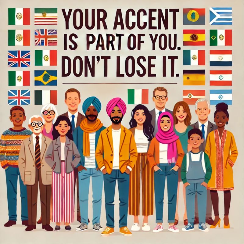 Accent is a part of your life. Don&rsquo;t lose it!